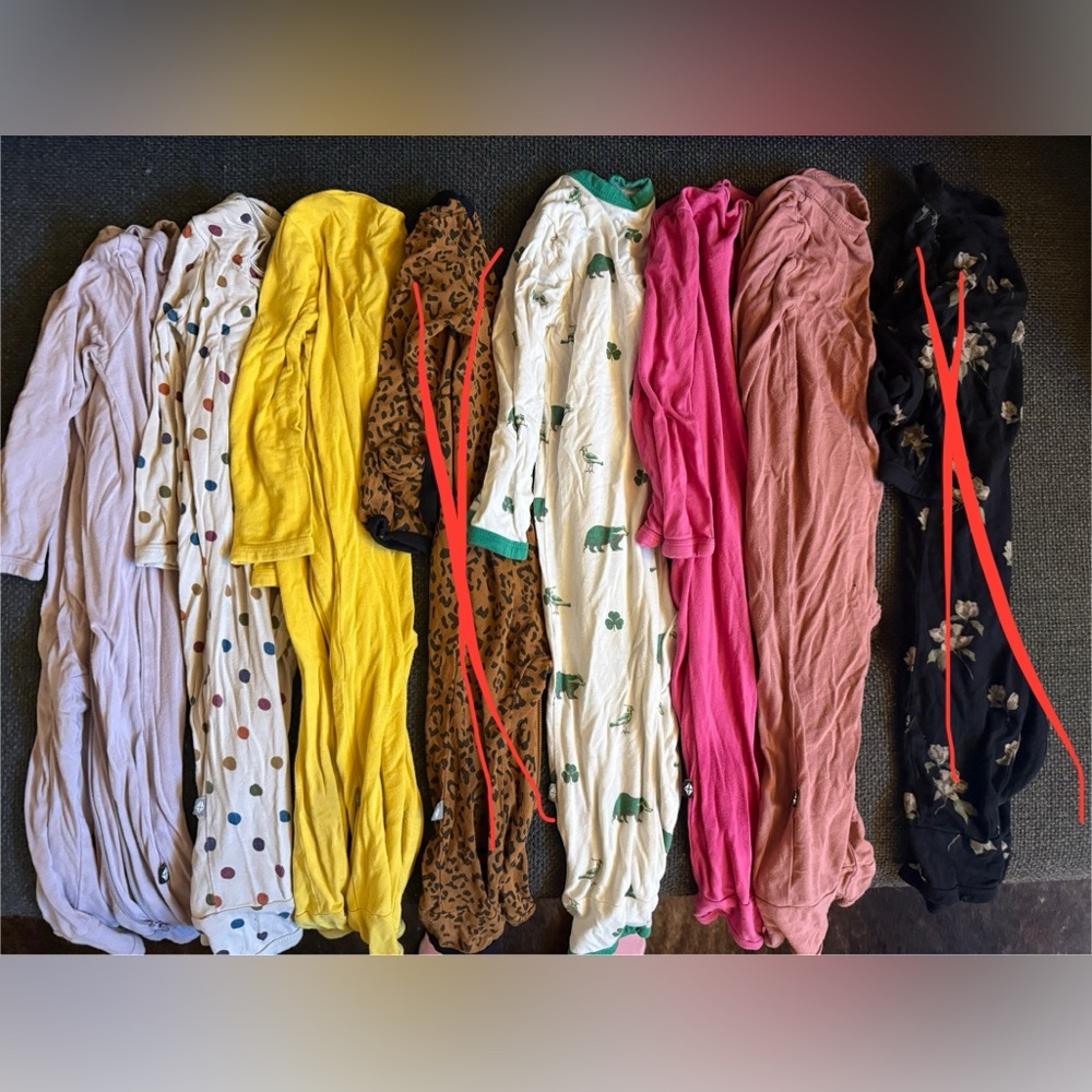 Lot of Kyte Baby Rompers 12-18mo